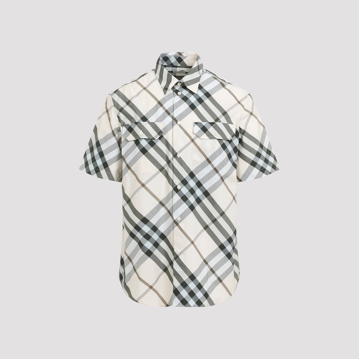 BURBERRY Cotton Check Shirt - Spring Summer Edition