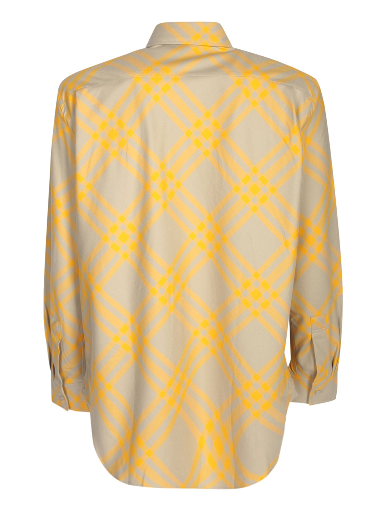 BURBERRY Classic Checkered Design Shirt for Men - Long Sleeve