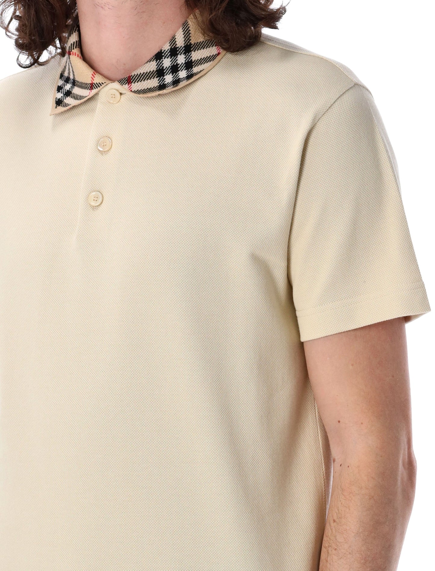 BURBERRY Slim Fit Cotton Polo Shirt
