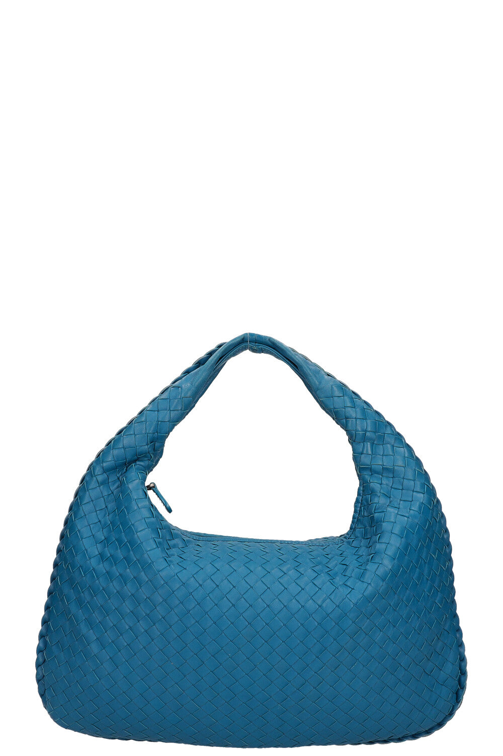 BOTTEGA VENETA Small Hobo Veneta Bag Intrecciato Blue