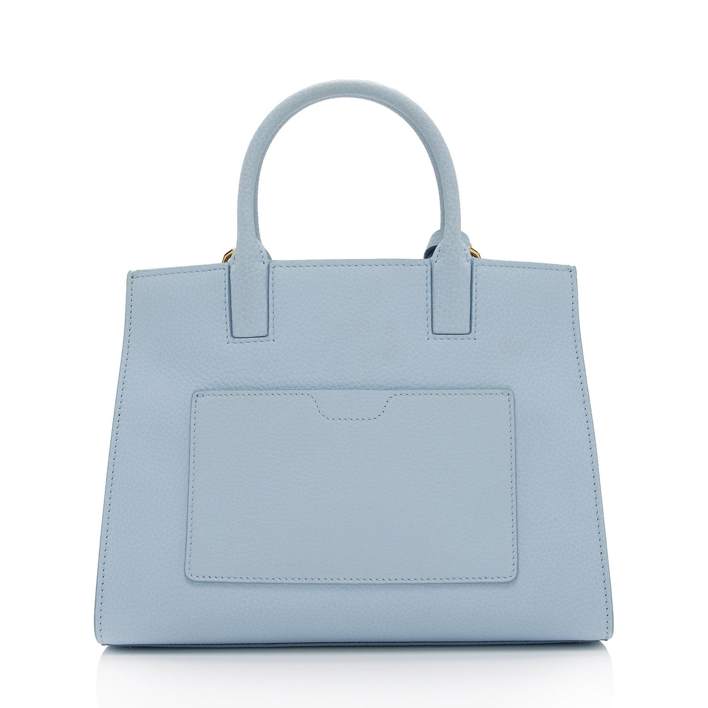 Burberry Calfskin TB Frances Mini Tote (SHF-Wks8mQ)