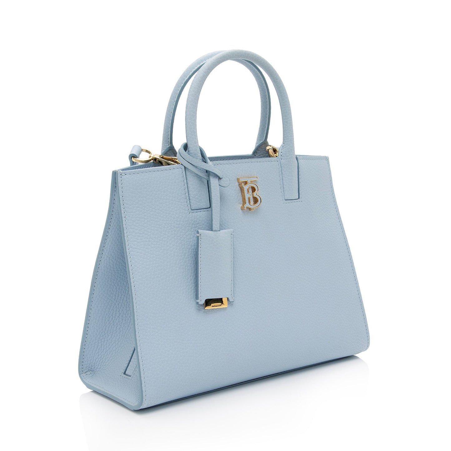Burberry Calfskin TB Frances Mini Tote (SHF-Wks8mQ)