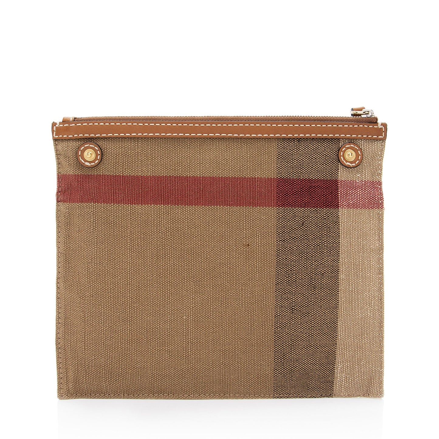 Burberry Canvas Check Pochette (SHF-ejmiF2)