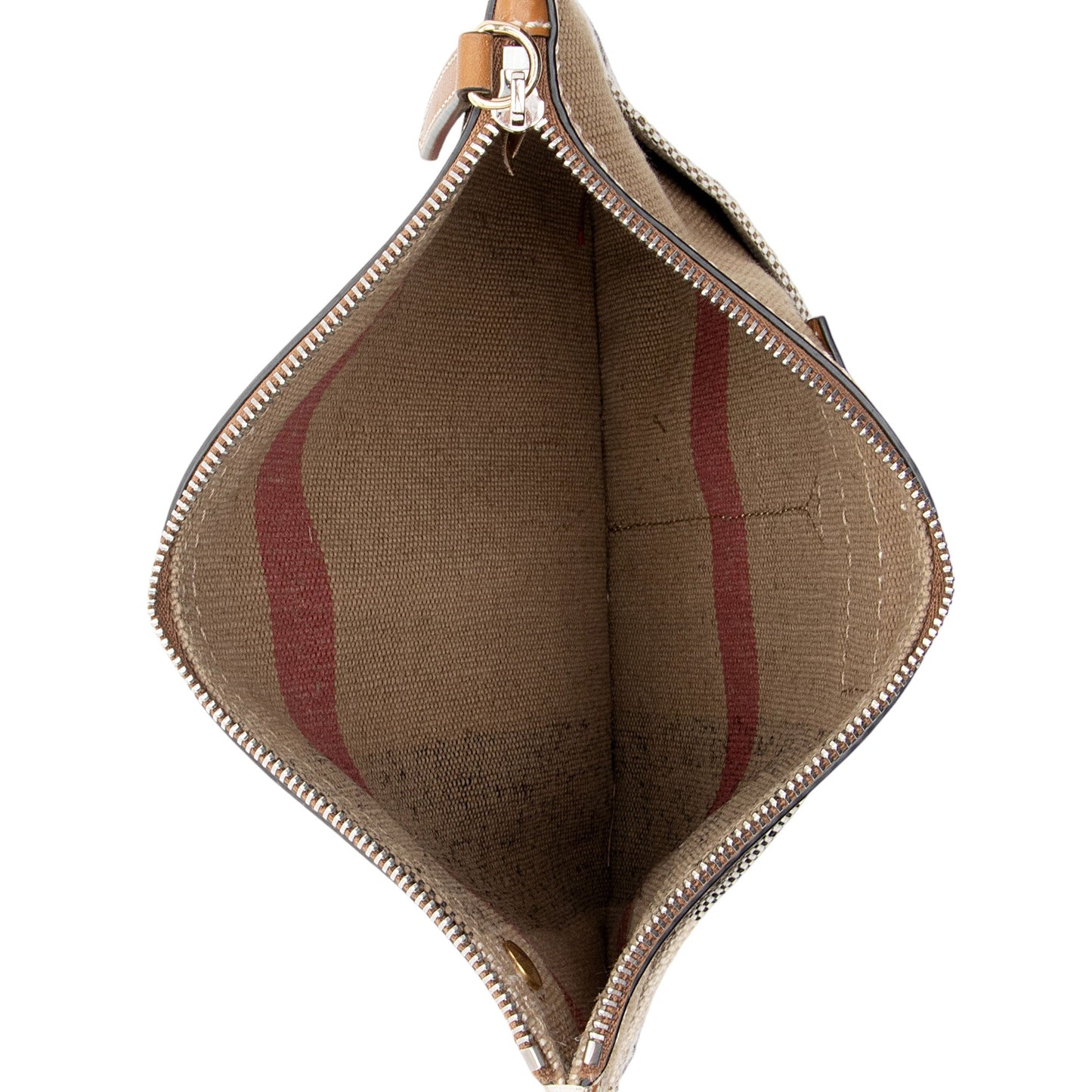 Burberry Canvas Check Pochette (SHF-ejmiF2)