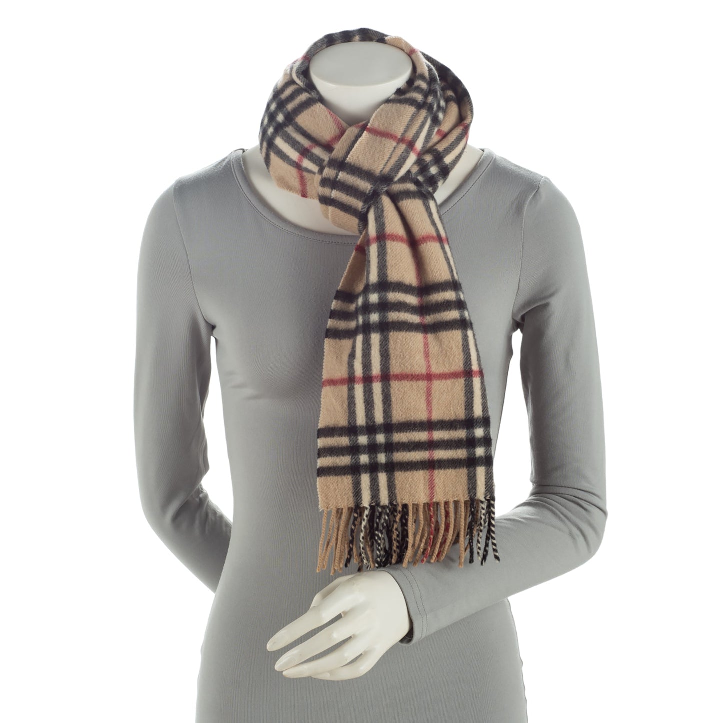 Burberry Cashmere Check Scarf (SHF-qez4fj)