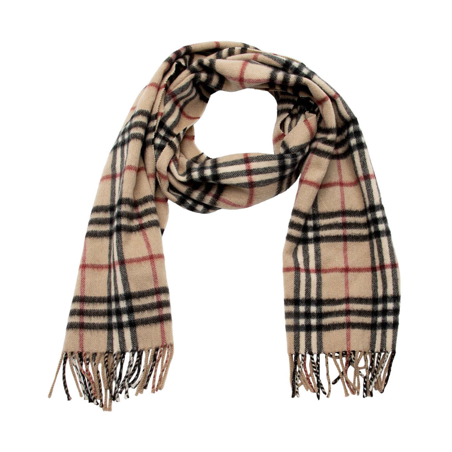 Burberry Cashmere Check Scarf (SHF-qez4fj)