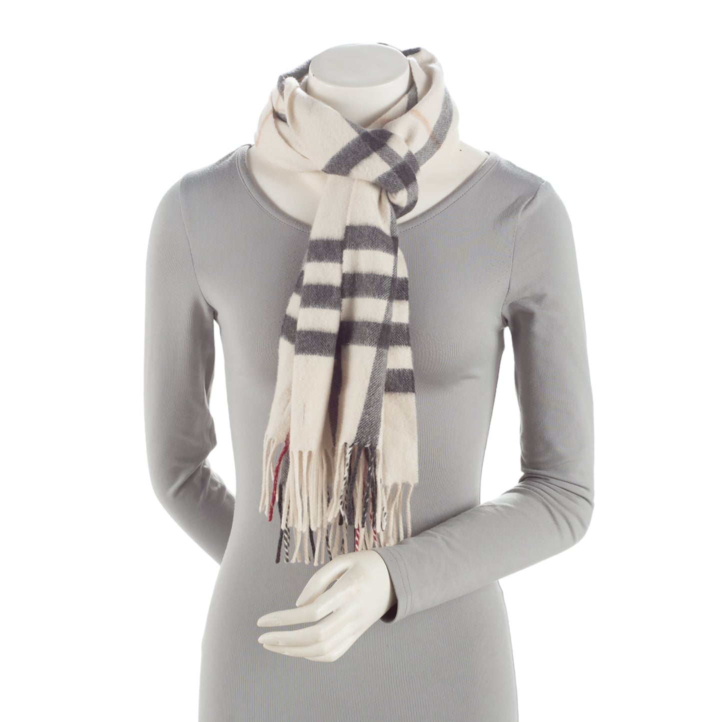 Burberry Cashmere Giant Check Scarf (SHF-zNp6A1)