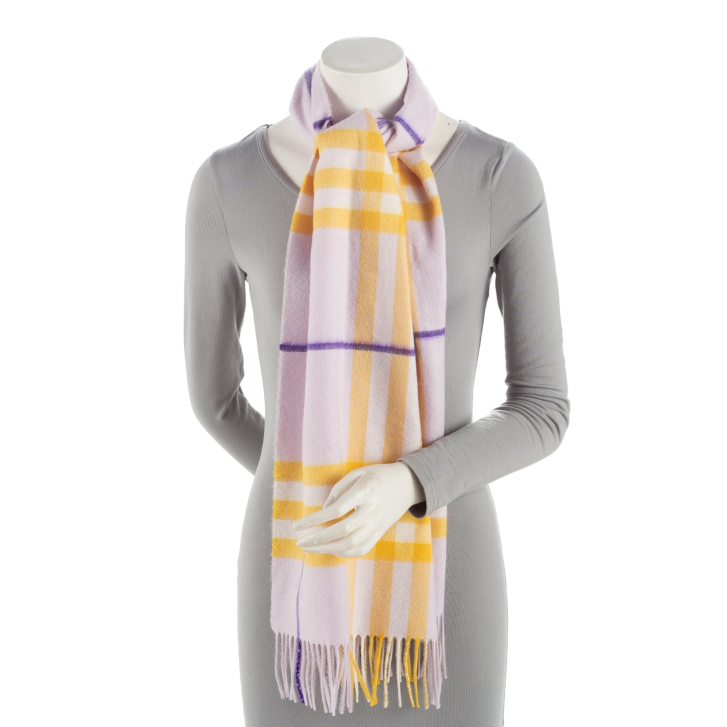 Burberry Cashmere Giant Check Scarf (SHF-fIodxb)