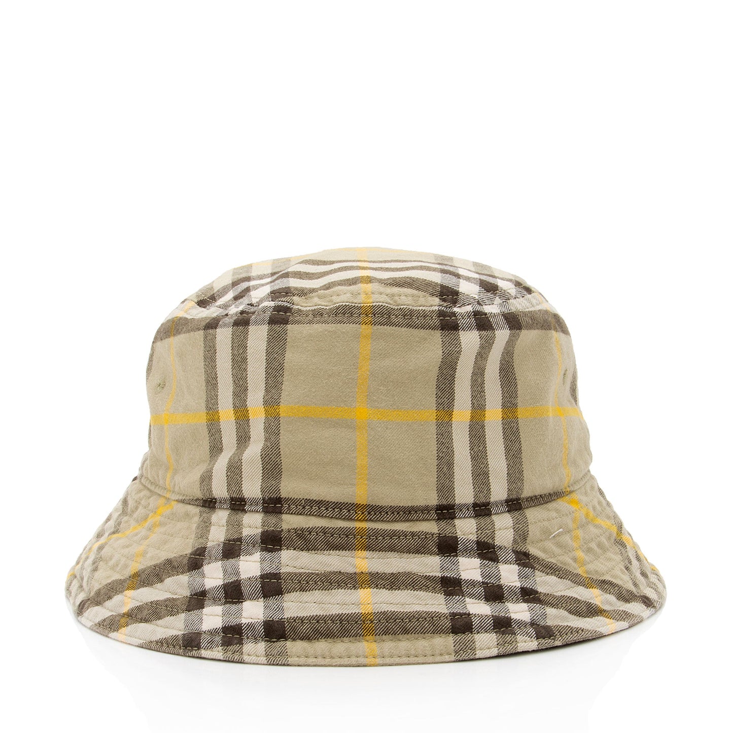 Burberry Cotton Check Bucket Hat - Size M (SHF-FKLYU8)
