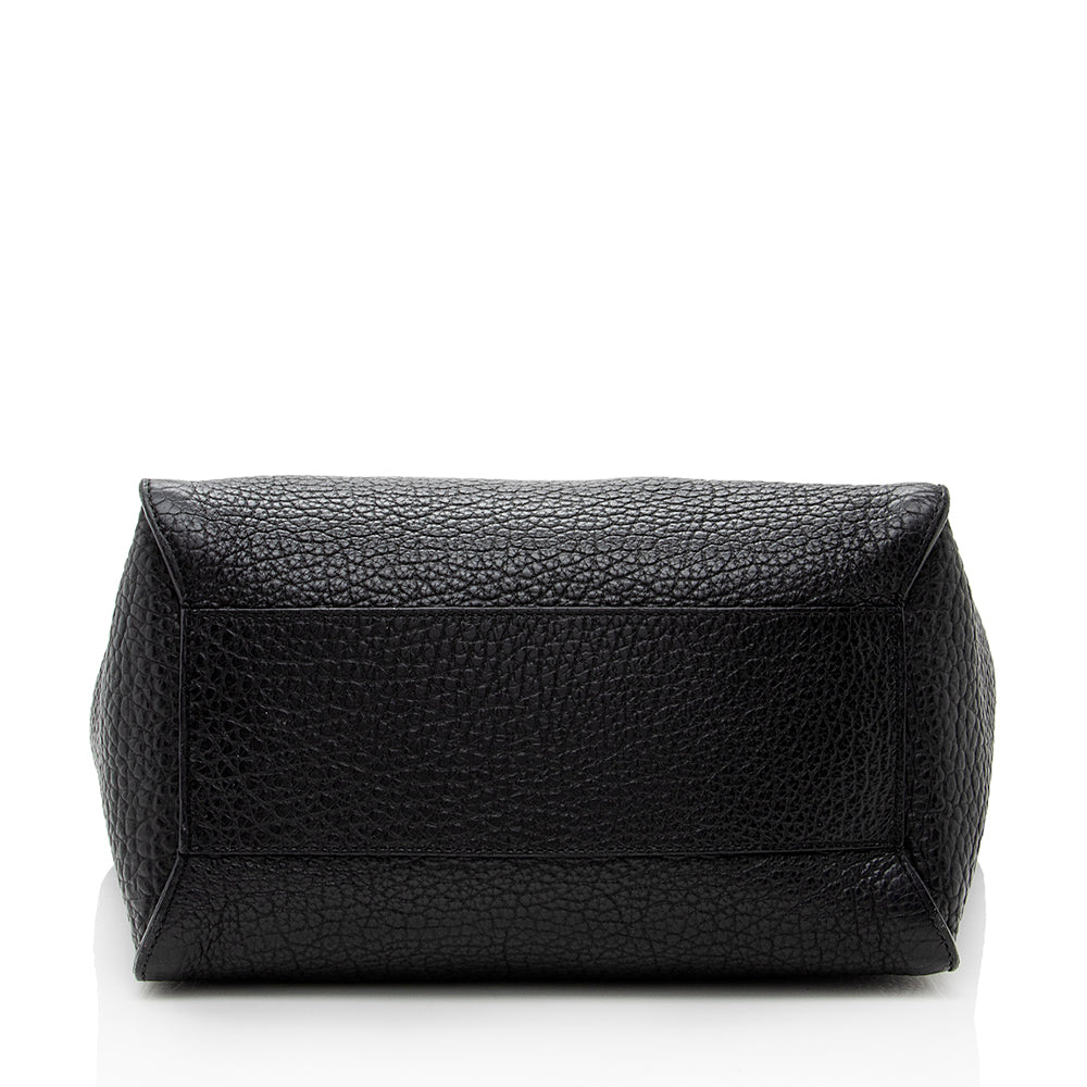 Burberry Grained Leather Woodbury Tote (SHF-18199)
