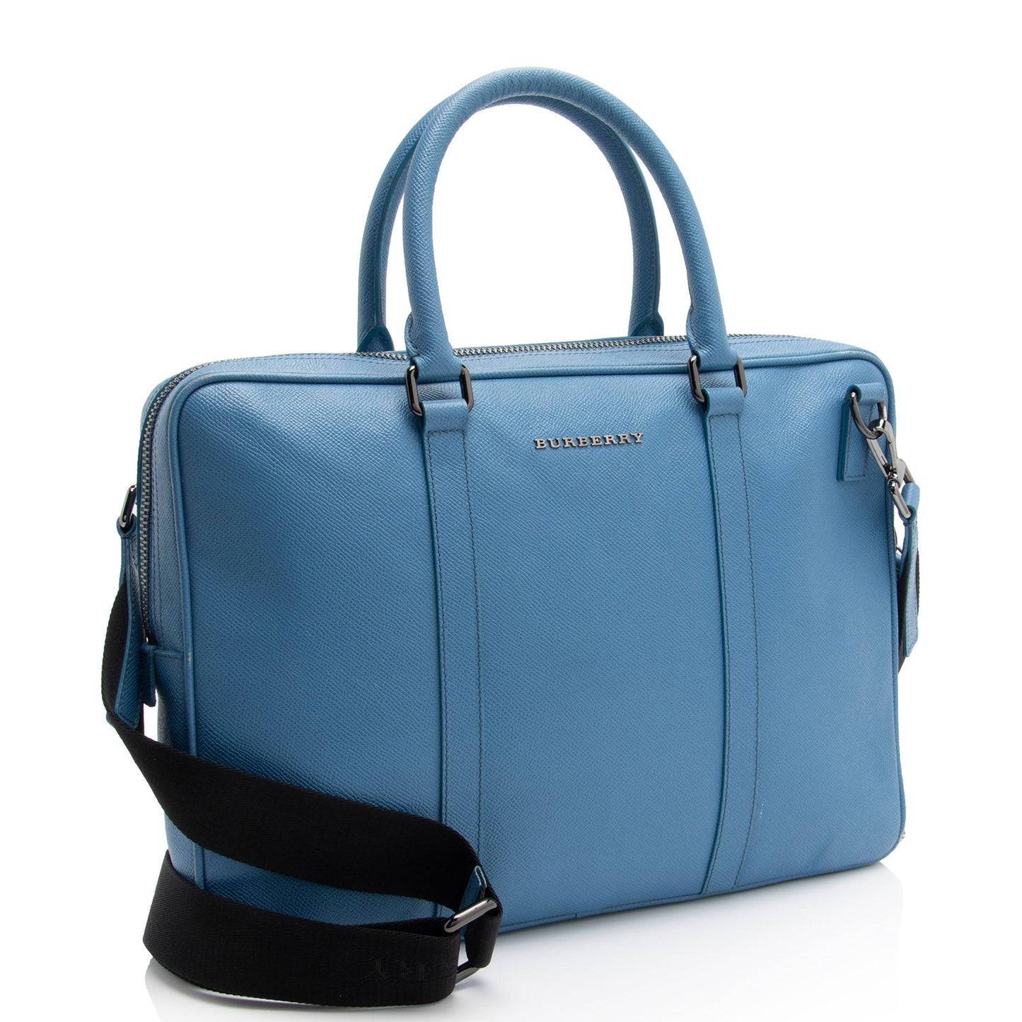 Burberry Grainy Calfskin Newburg Small Briefcase (SHF-jfBKQ8)