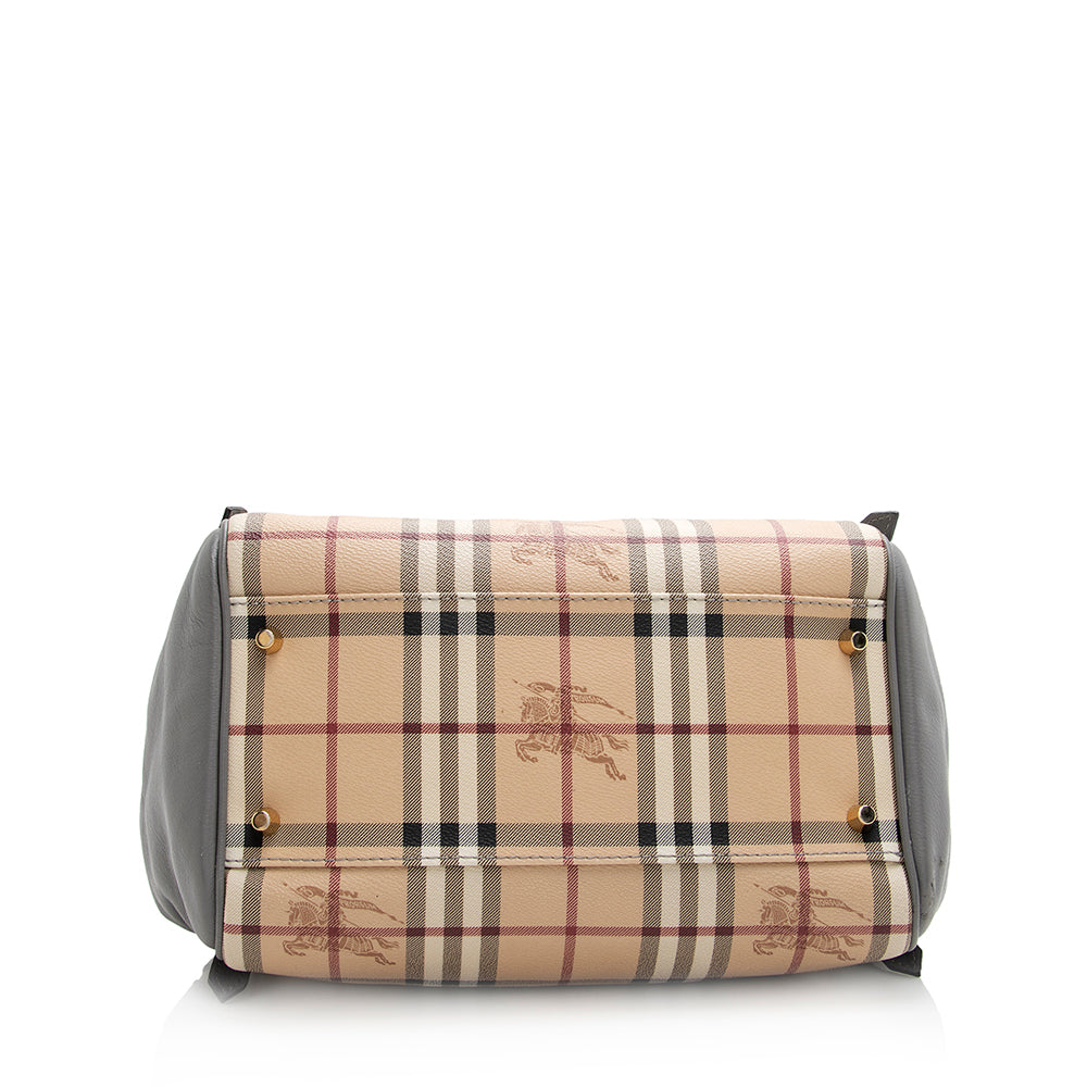 Burberry Haymarket Check Canterbury Small Tote (SHF-21036)