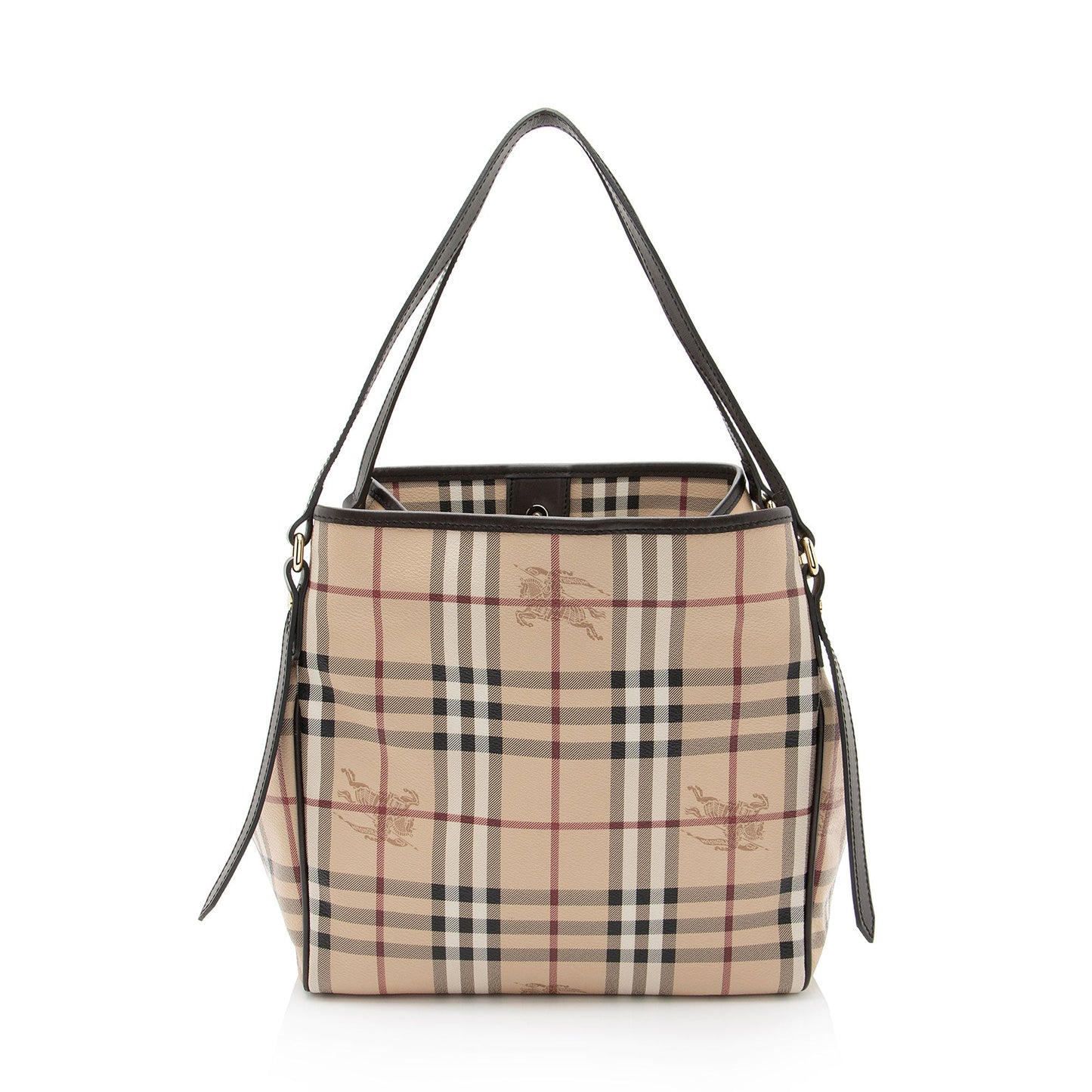 Burberry Haymarket Check Canterbury Small Tote (SHF-wFwoj5)