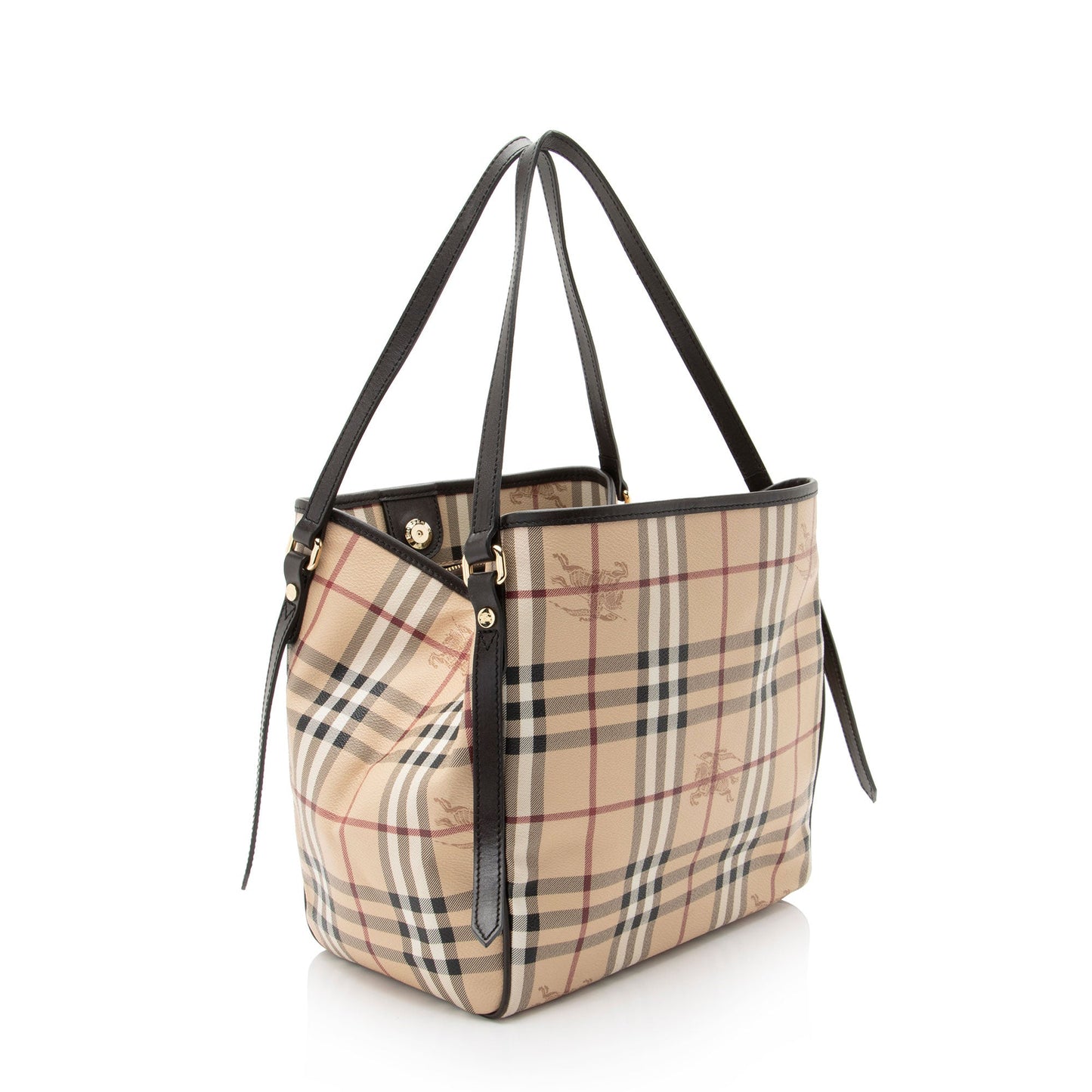 Burberry Haymarket Check Canterbury Small Tote (SHF-wFwoj5)