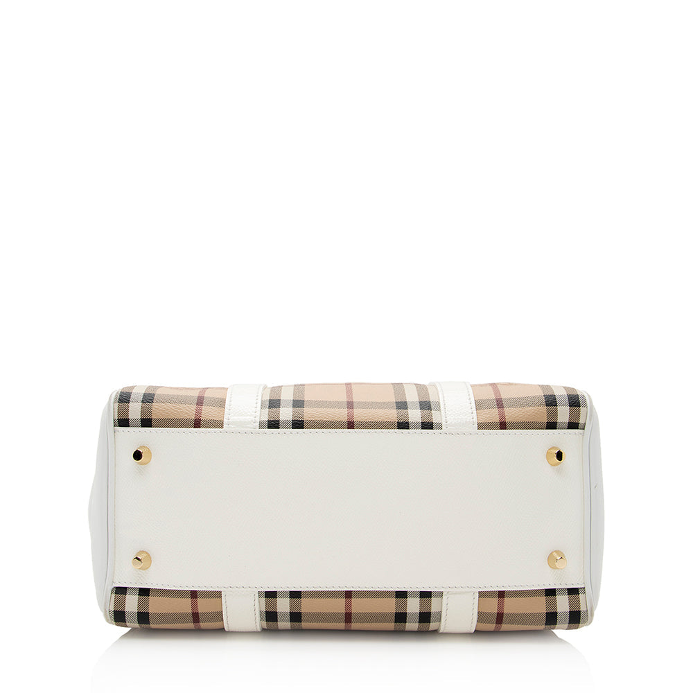 Burberry Haymarket Check Chatton Medium Tote (SHF-21124)