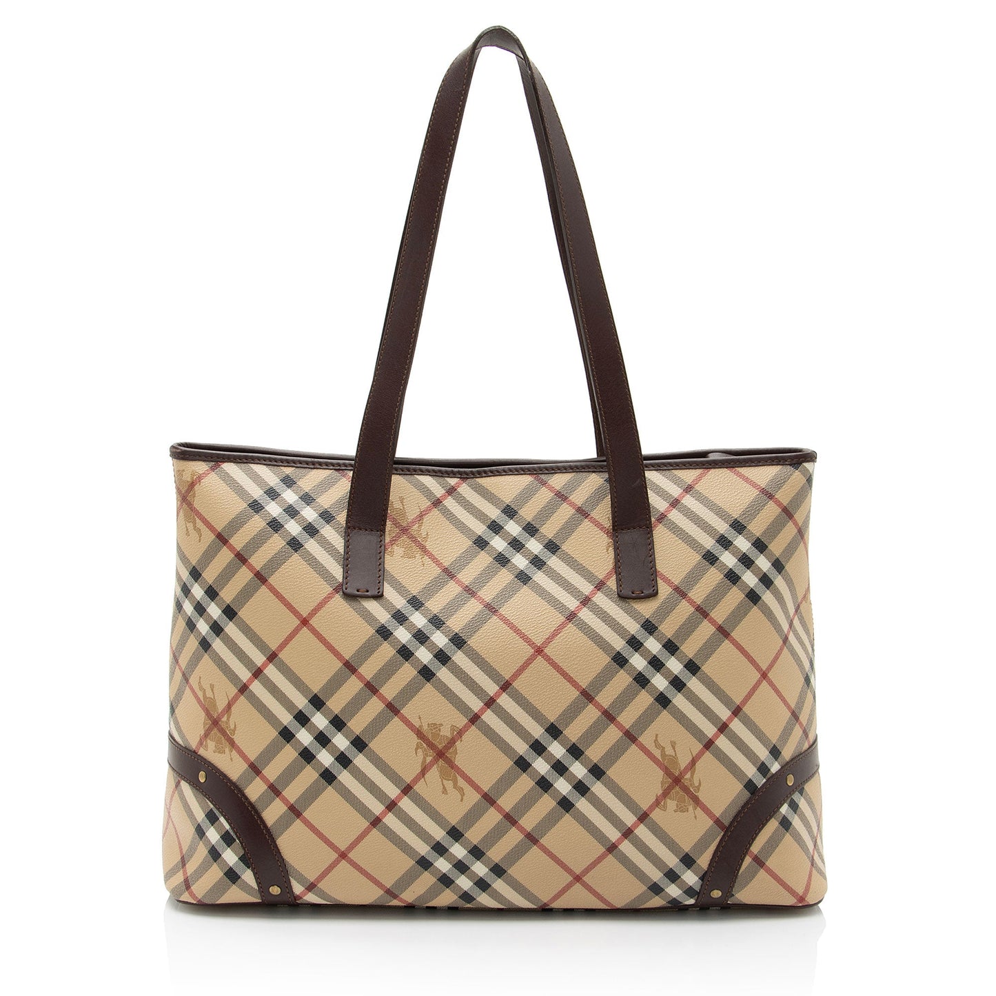 Burberry Haymarket Check Large Tote (SHF-52vZ3J)