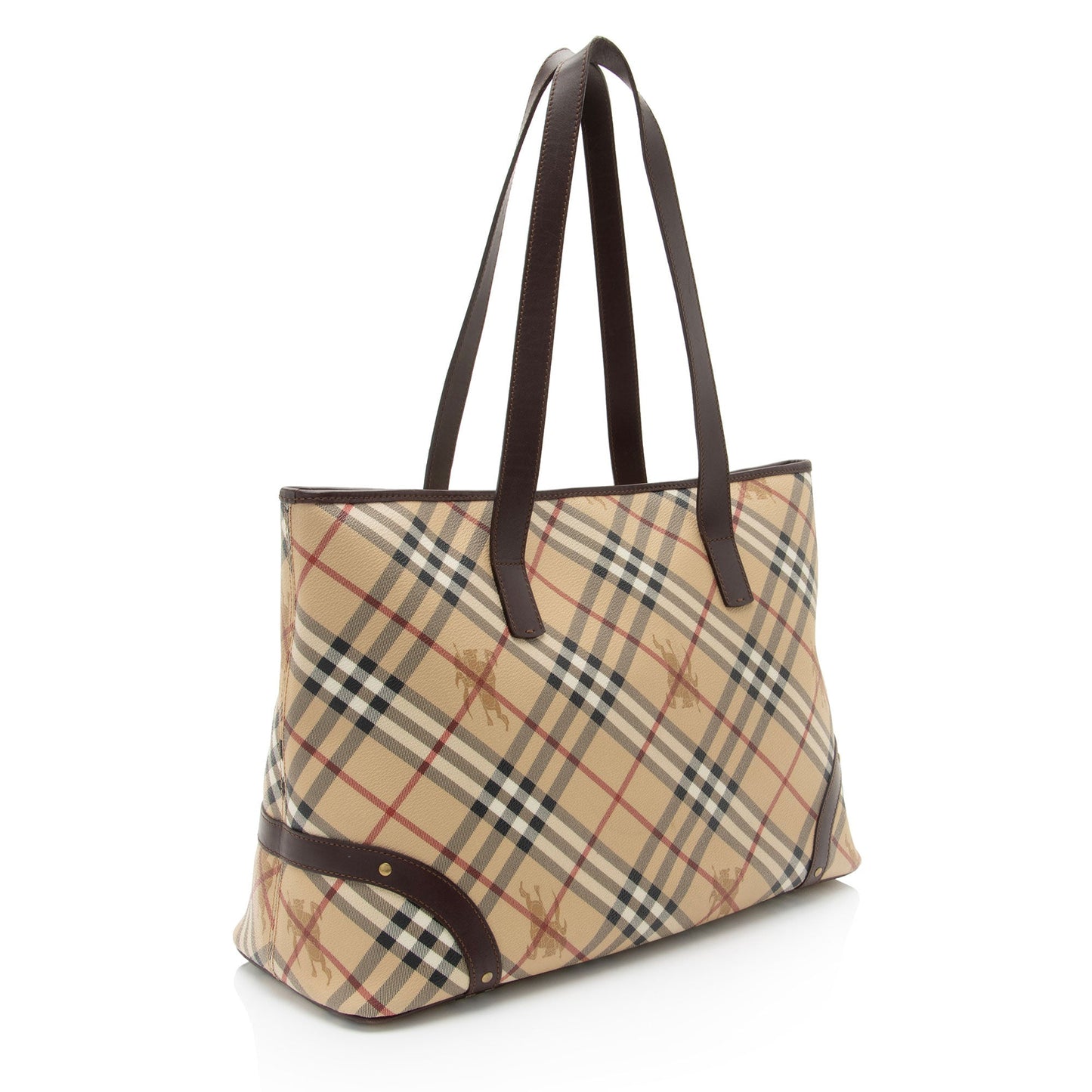 Burberry Haymarket Check Large Tote (SHF-52vZ3J)