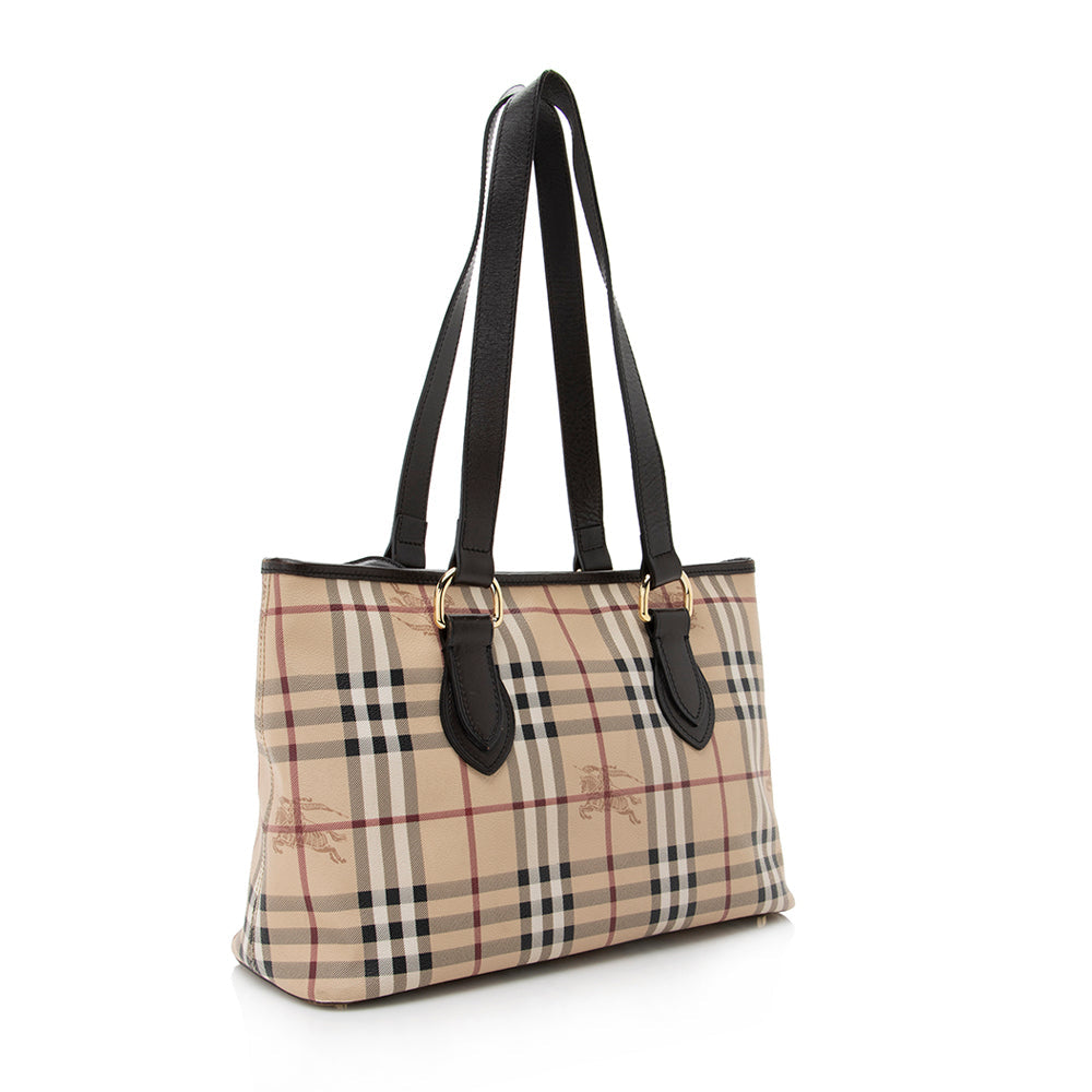 Burberry Haymarket Check Medium Regent Tote (SHF-17589)