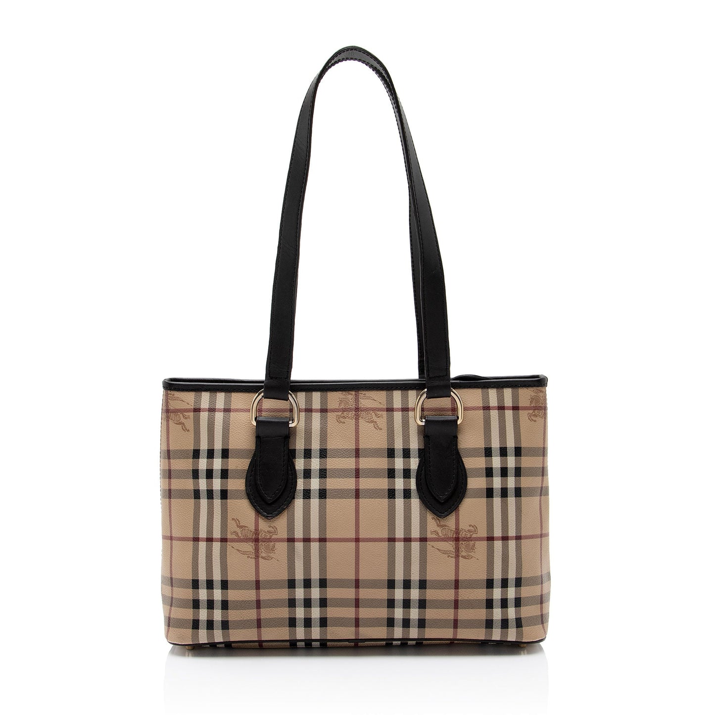Burberry Haymarket Check Regent Medium Tote (SHF-gey01E)