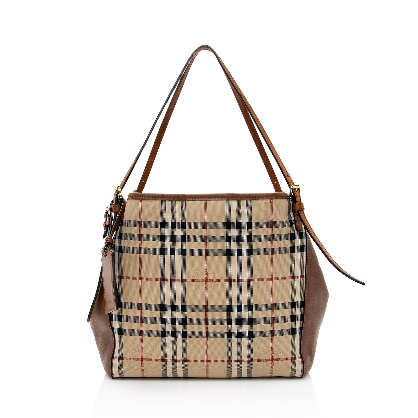 Burberry Horseferry Check Canterbury Small Tote (SHF-22612)