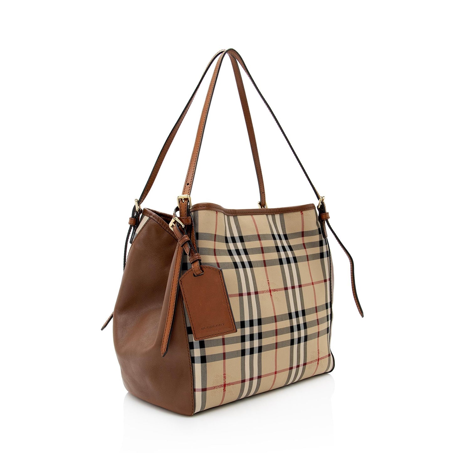 Burberry Horseferry Check Canterbury Small Tote (SHF-22612)
