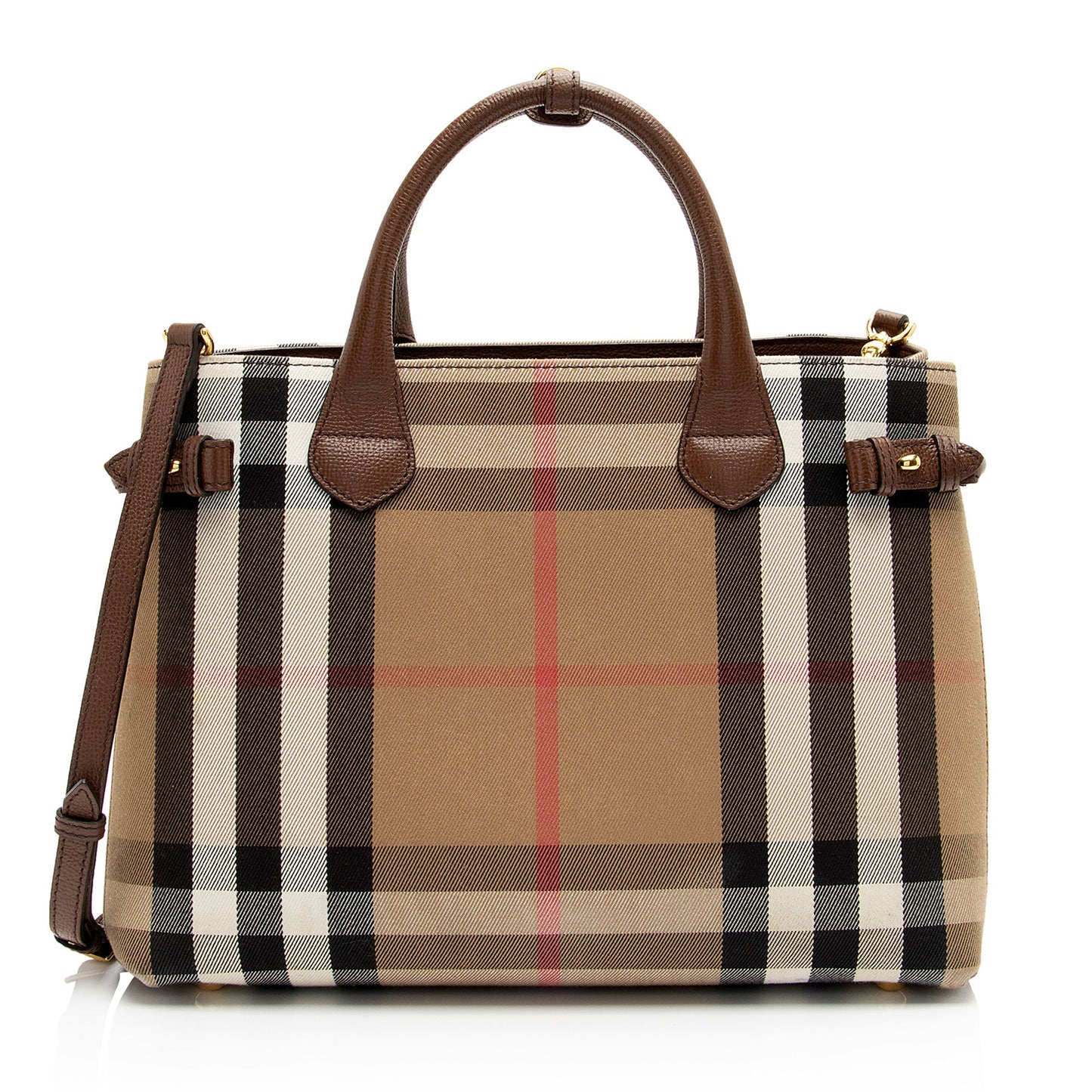 Burberry House Check Banner Medium Tote (SHF-0G2VoA)