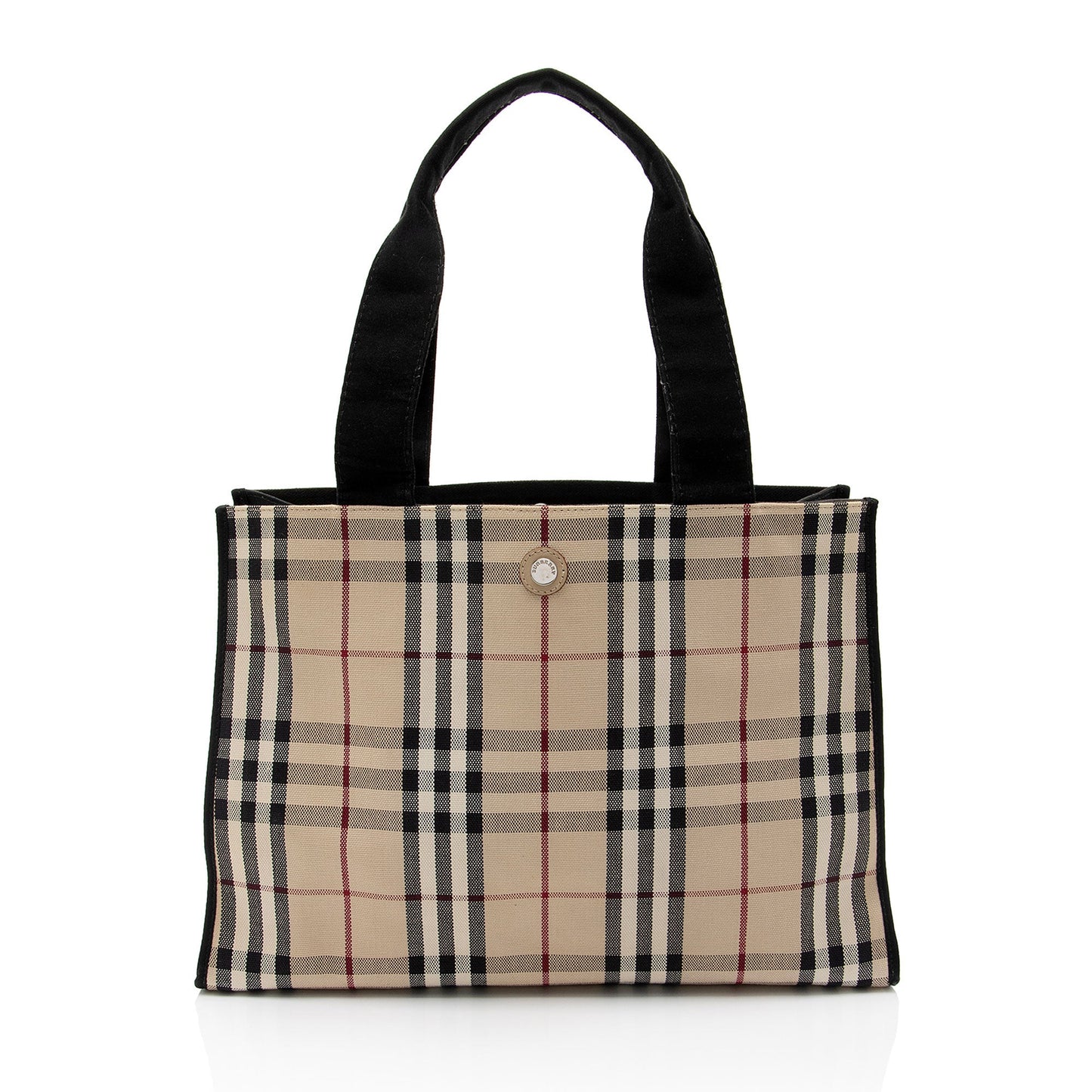 Burberry Horseferry Check Small Tote (SHF-yKj6B6)