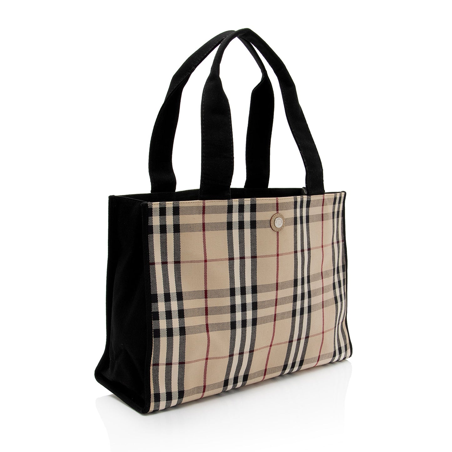 Burberry Horseferry Check Small Tote (SHF-yKj6B6)