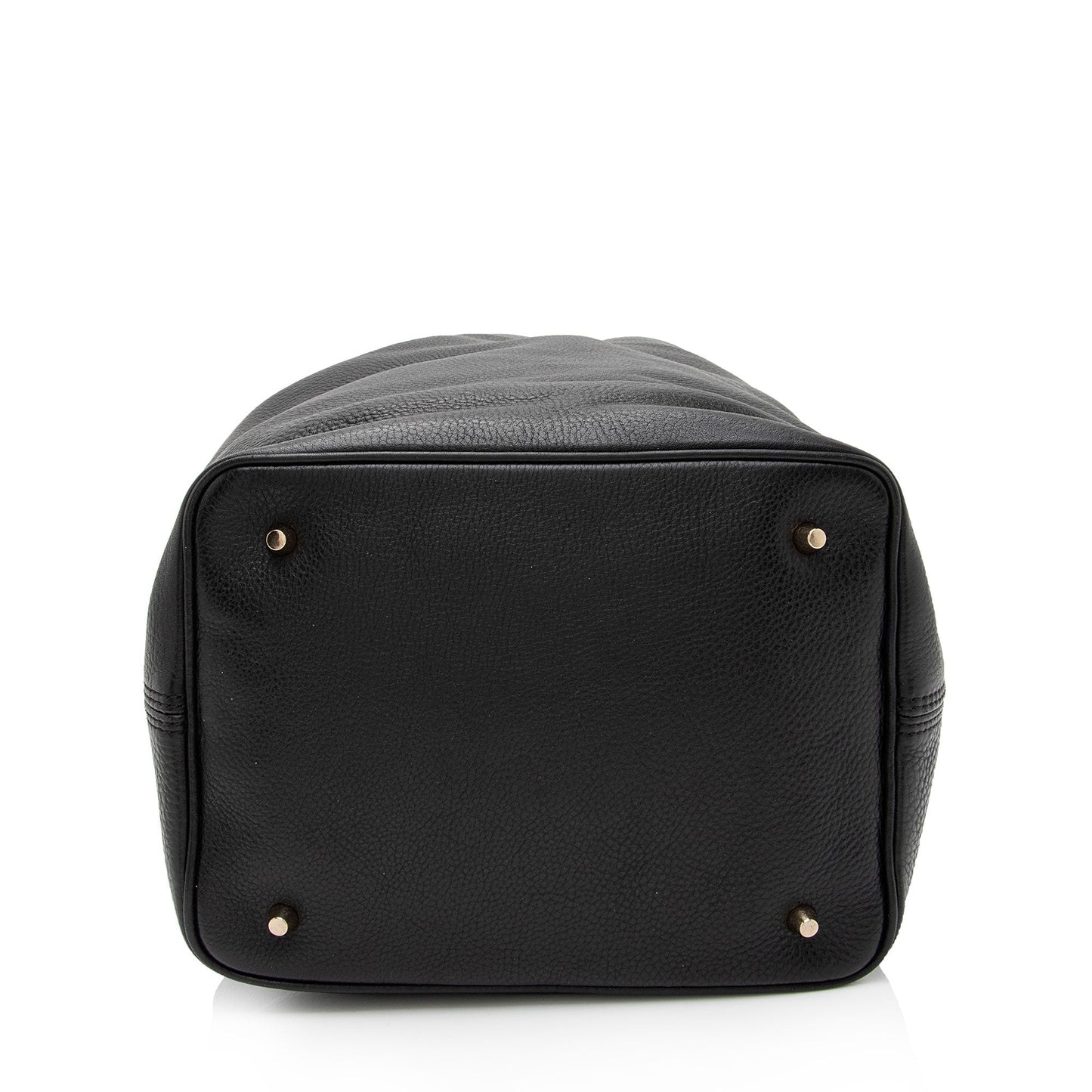 Burberry Leather Drawstring Susanna Bucket Bag (SHF-EjwCUX)