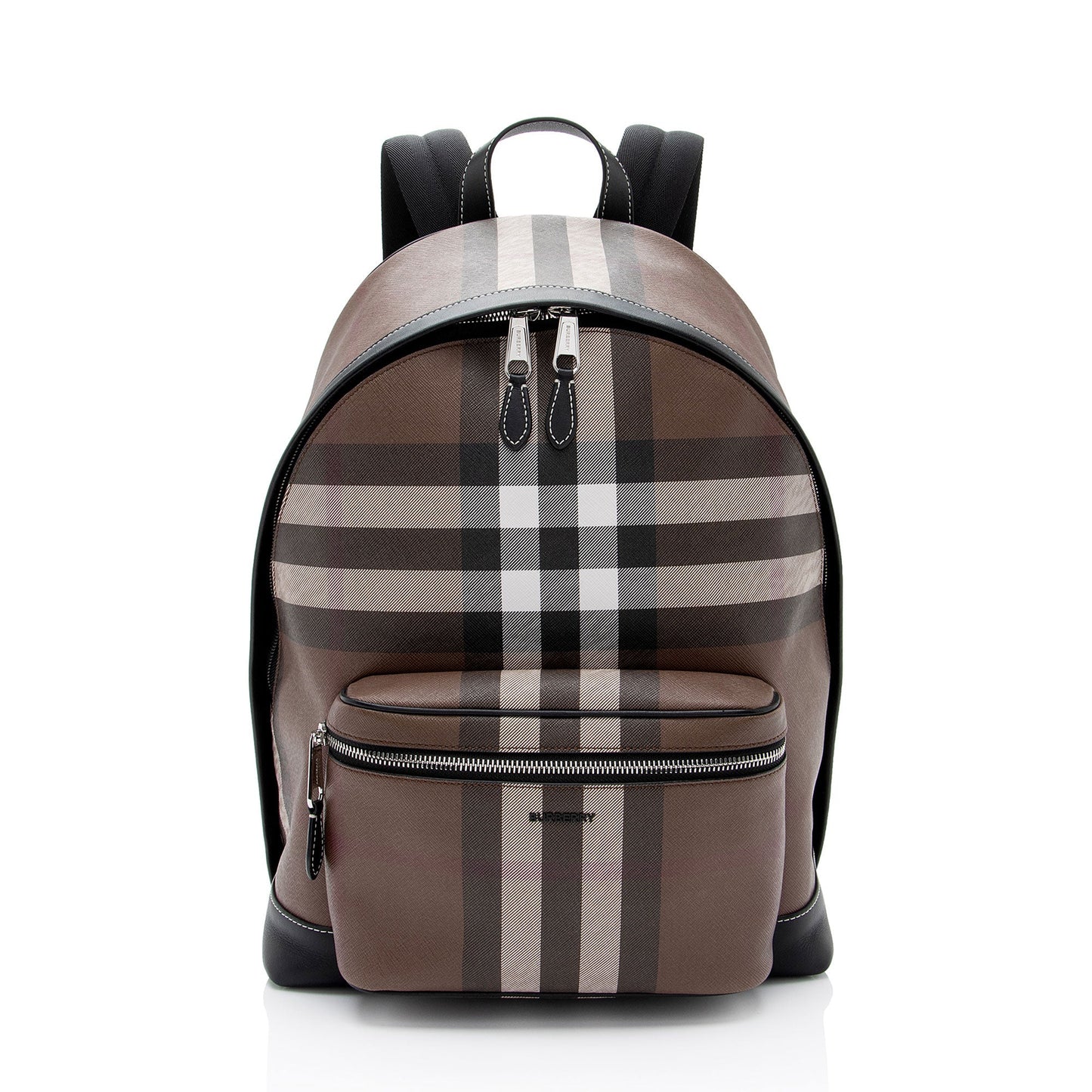 Burberry E-Canvas House Check Jett Backpack (SHF-qMCEAL)