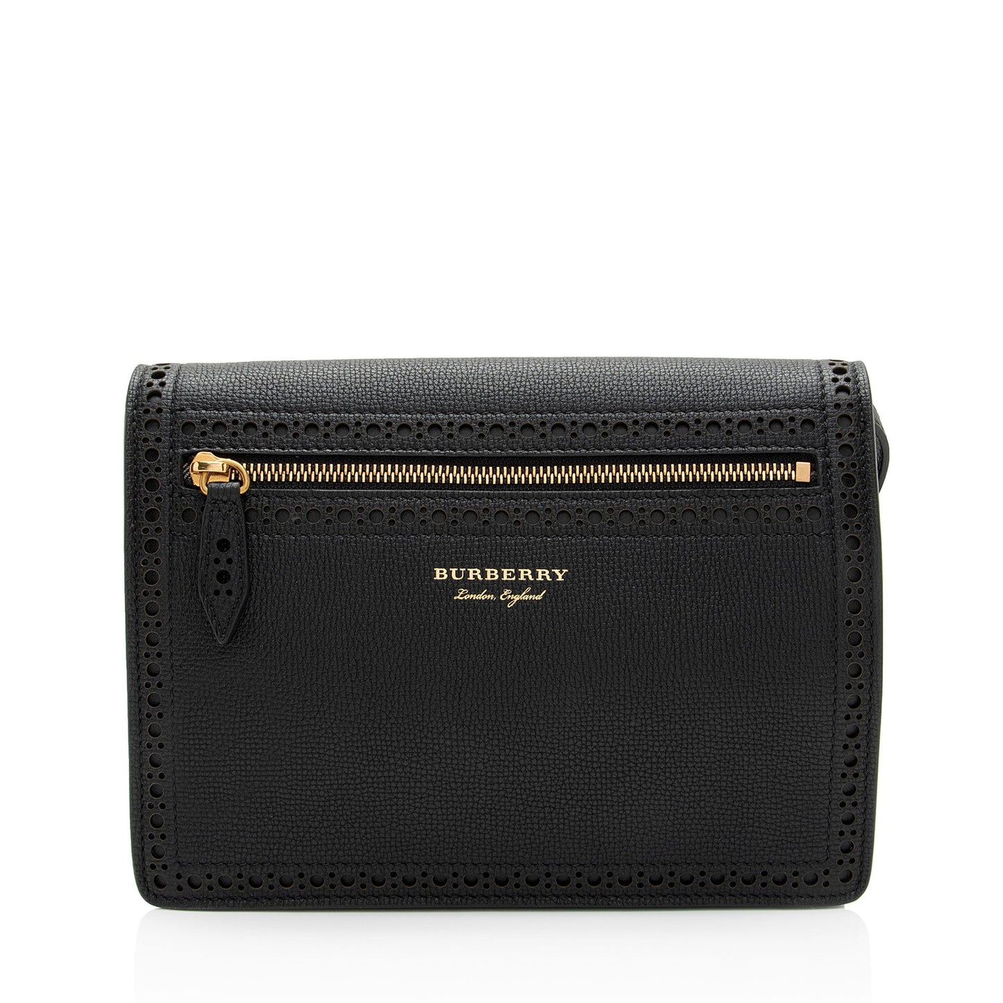 Burberry Leather Fringe Macken Small Crossbody (SHF-p0ePVQ)