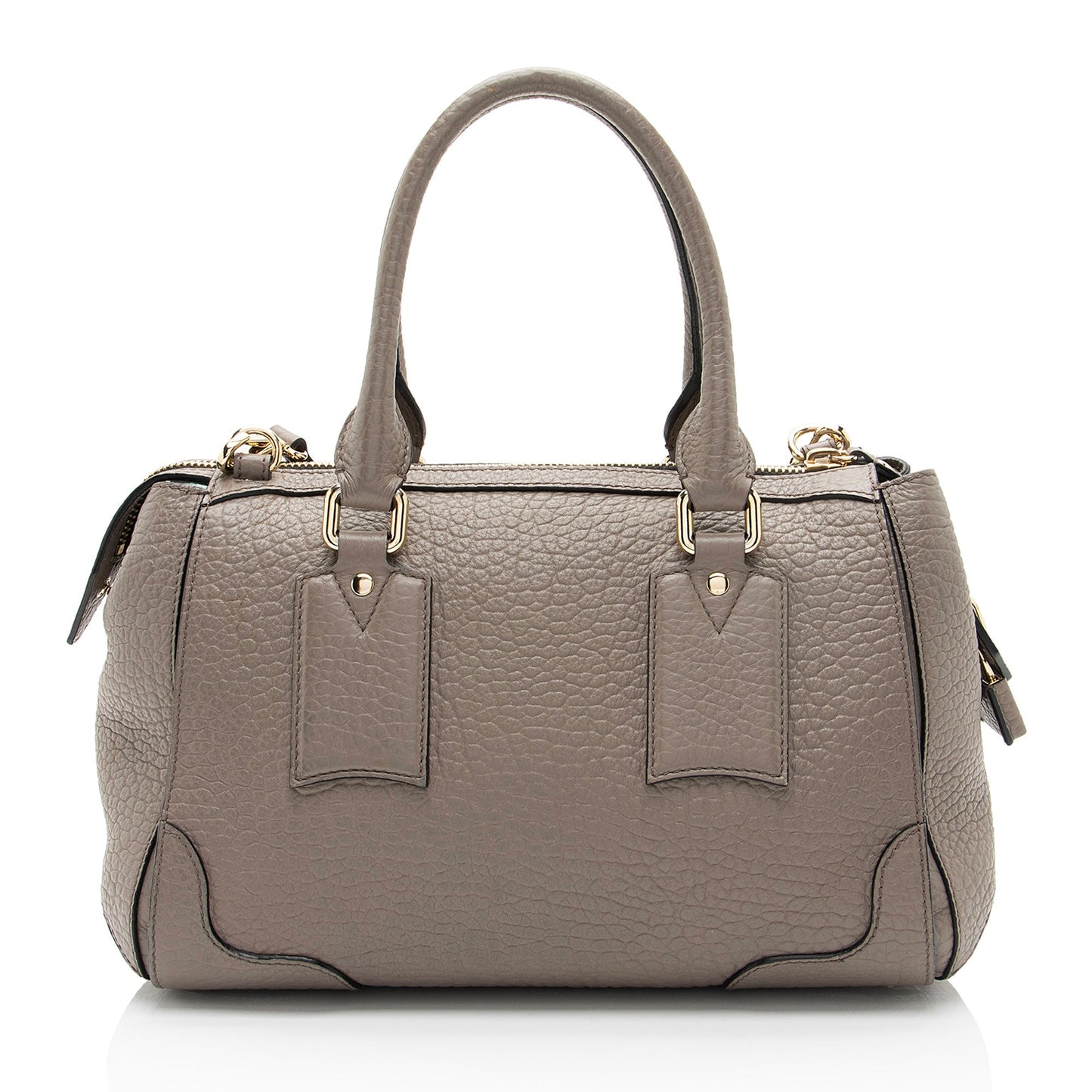Burberry Leather Gladstone Small Satchel (SHF-BAXlgo)