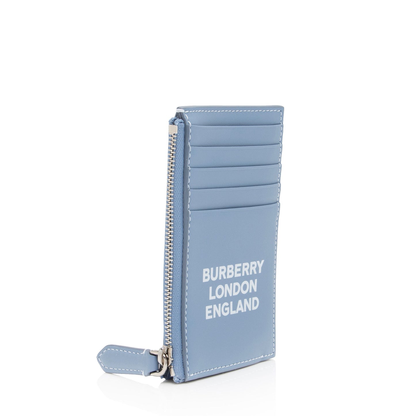 Burberry Leather Logo Alwyn Zip Card Case (SHF-VFS4pO)