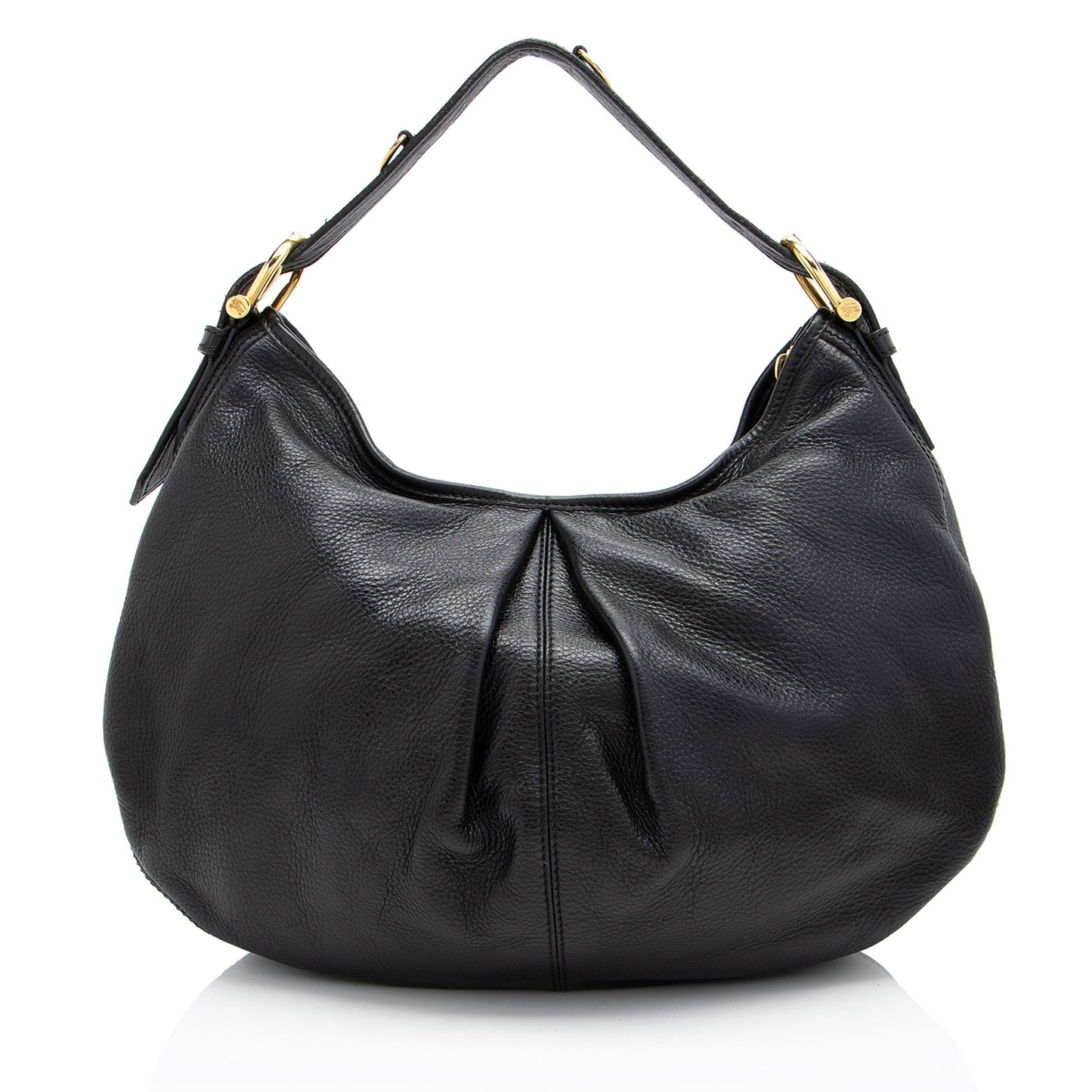 Burberry Leather Malika Large Shoulder Bag (SHF-GSqGvc)