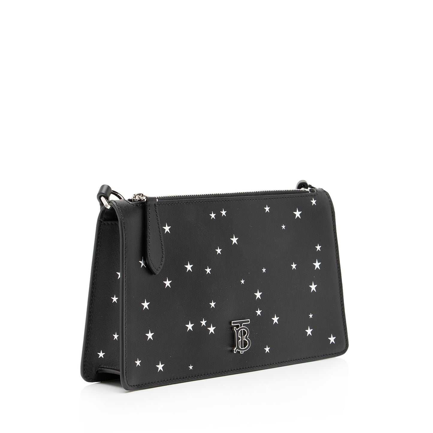 Burberry Leather Star Print TB Mini Pouch (SHF-23378)