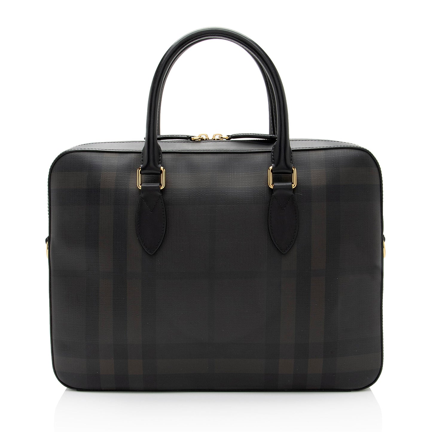 Burberry London Check Slim Barrow Briefcase (SHF-3LfnUb)