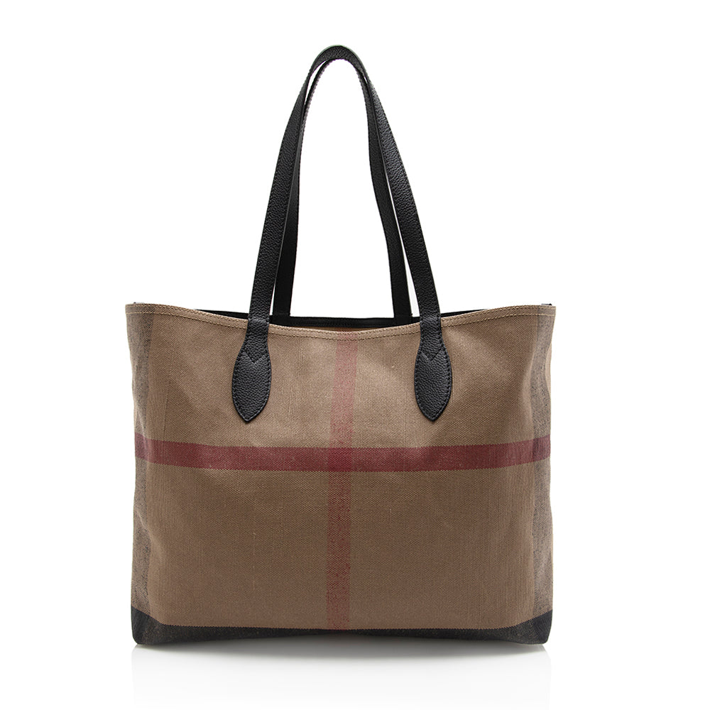 Burberry Mega Check Doodle Medium Tote (SHF-17464)