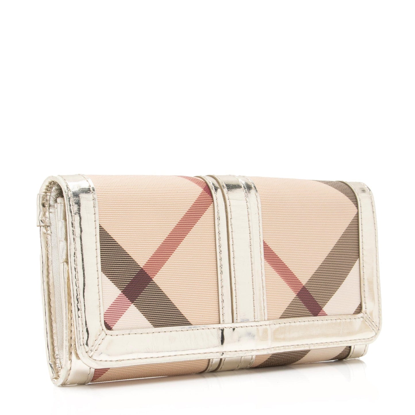 Burberry Nova Check Penrose Continental Wallet (SHF-aObasm)