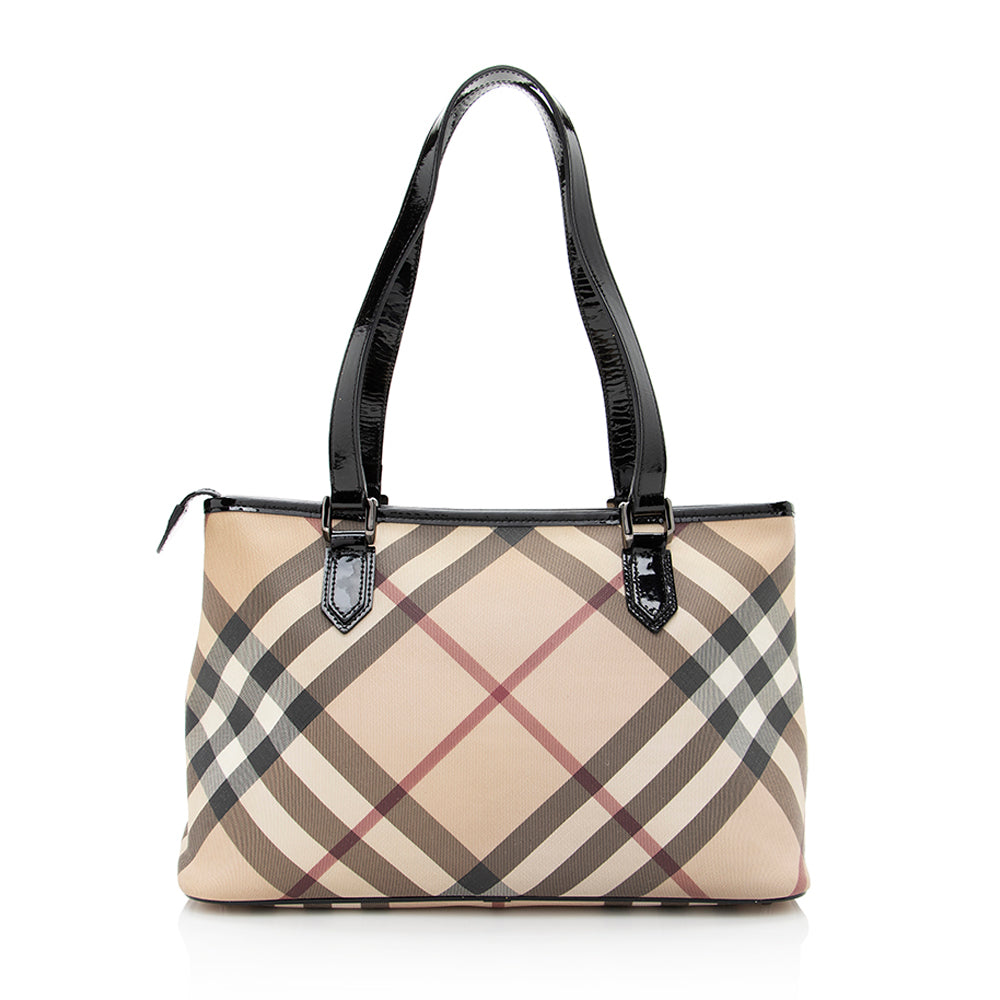 Burberry Nova Check Regent Tote (SHF-19317)