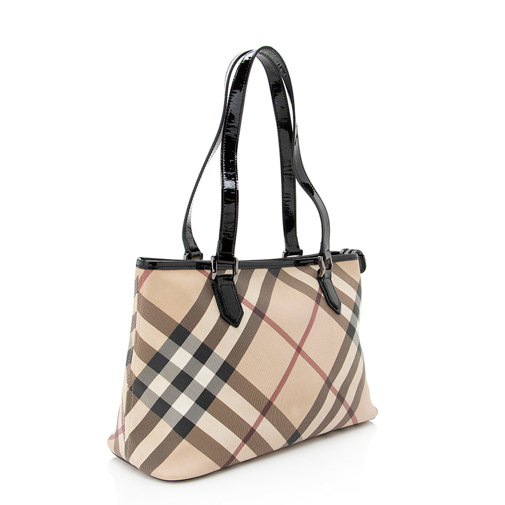 Burberry Nova Check Regent Tote (SHF-19317)