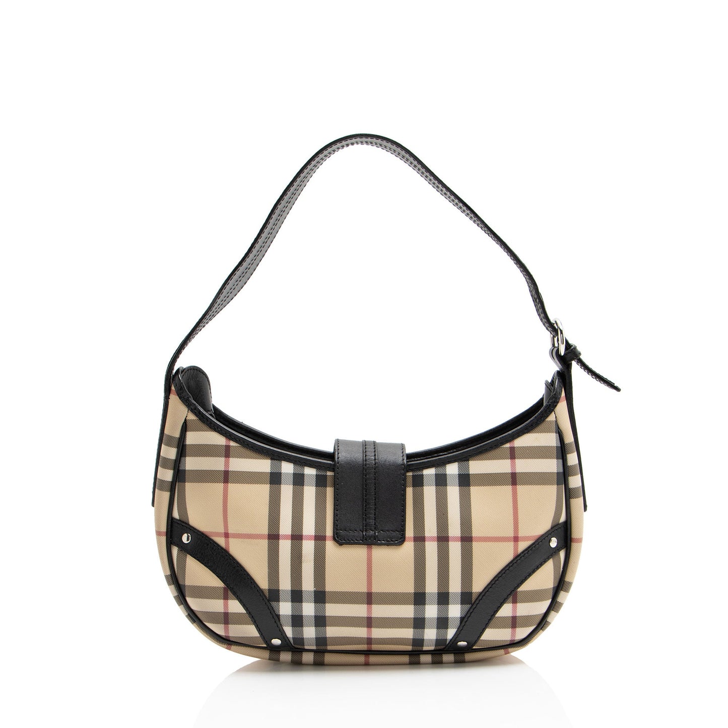 Burberry Nova Check Small Buckle Hobo (SHF-FGjrI5)