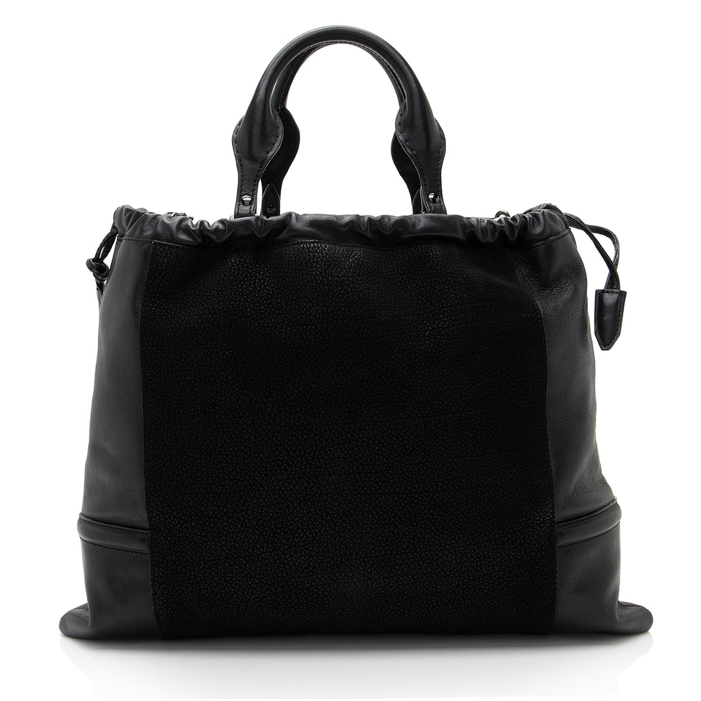Burberry Nubuck Leather Big Crush Tote (SHF-15KWqp)