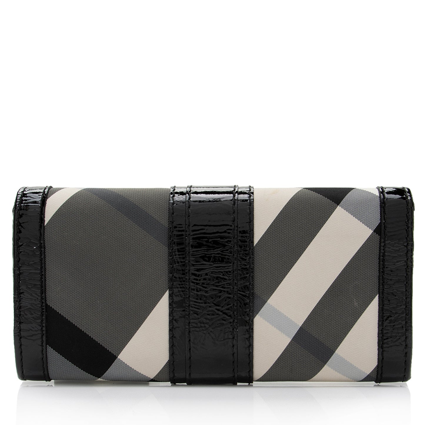 Burberry Nylon Beat Check Penrose Continental Wallet (SHF-DWBaJE)