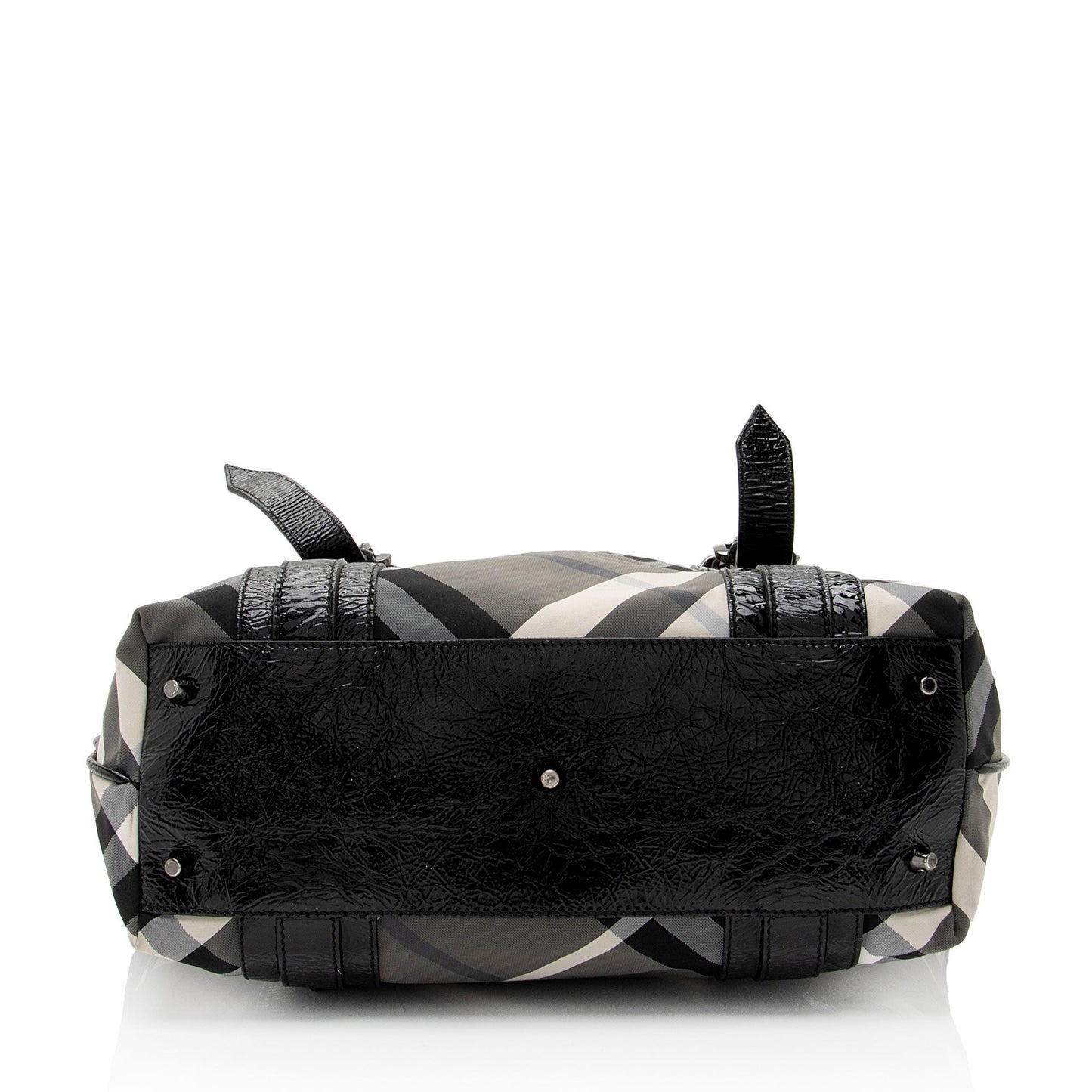 Burberry Nylon Beat Check Victoria Large Tote (SHF-Ll7sNt)