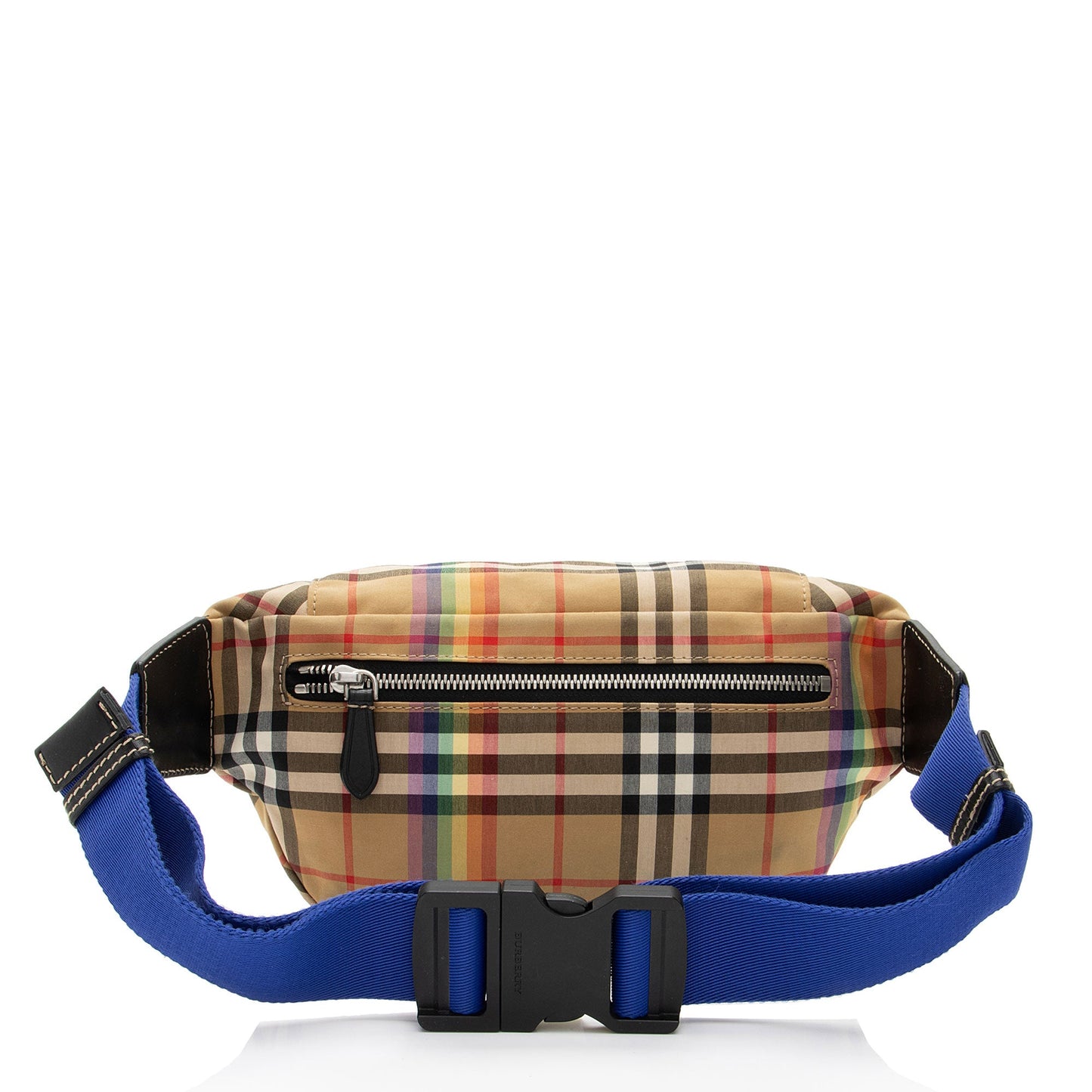 Burberry Nylon Vintage Check Rainbow Medium Belt Bag (SHF-mdTdyP)