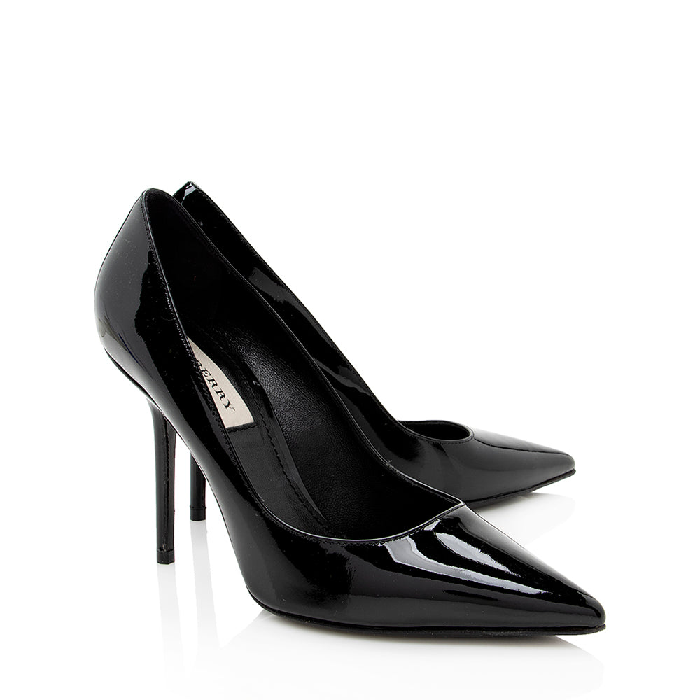 Burberry Patent Leather Pumps - Size 5.5 / 35.5 (SHF-19324)