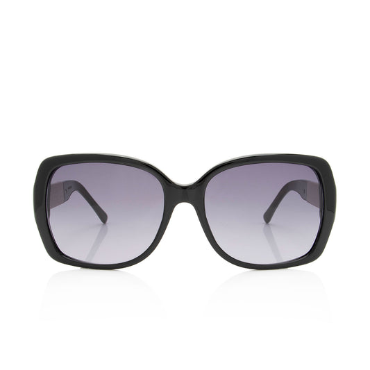 Burberry Polarized Check Square Sunglasses (SHF-E0YAVt)