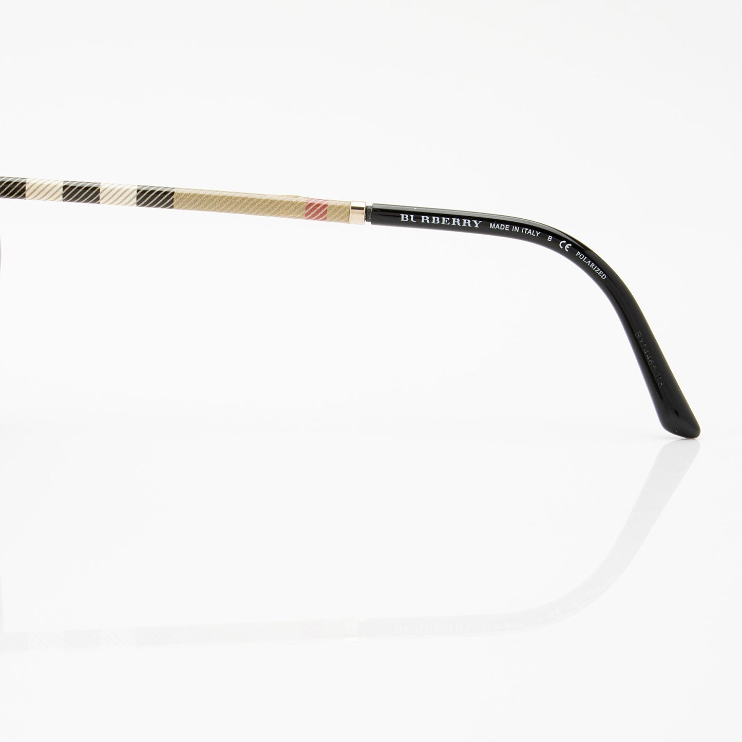 Burberry Polarized Nova Check Butterfly Sunglasses (SHF-ai2hPJ)