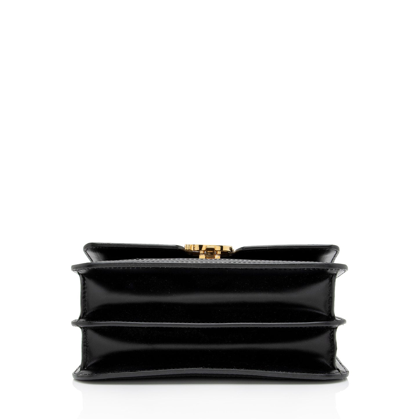 Burberry Quilted Lambskin TB Flap Chain Small Shoulder Bag (SHF-CKbjKv)