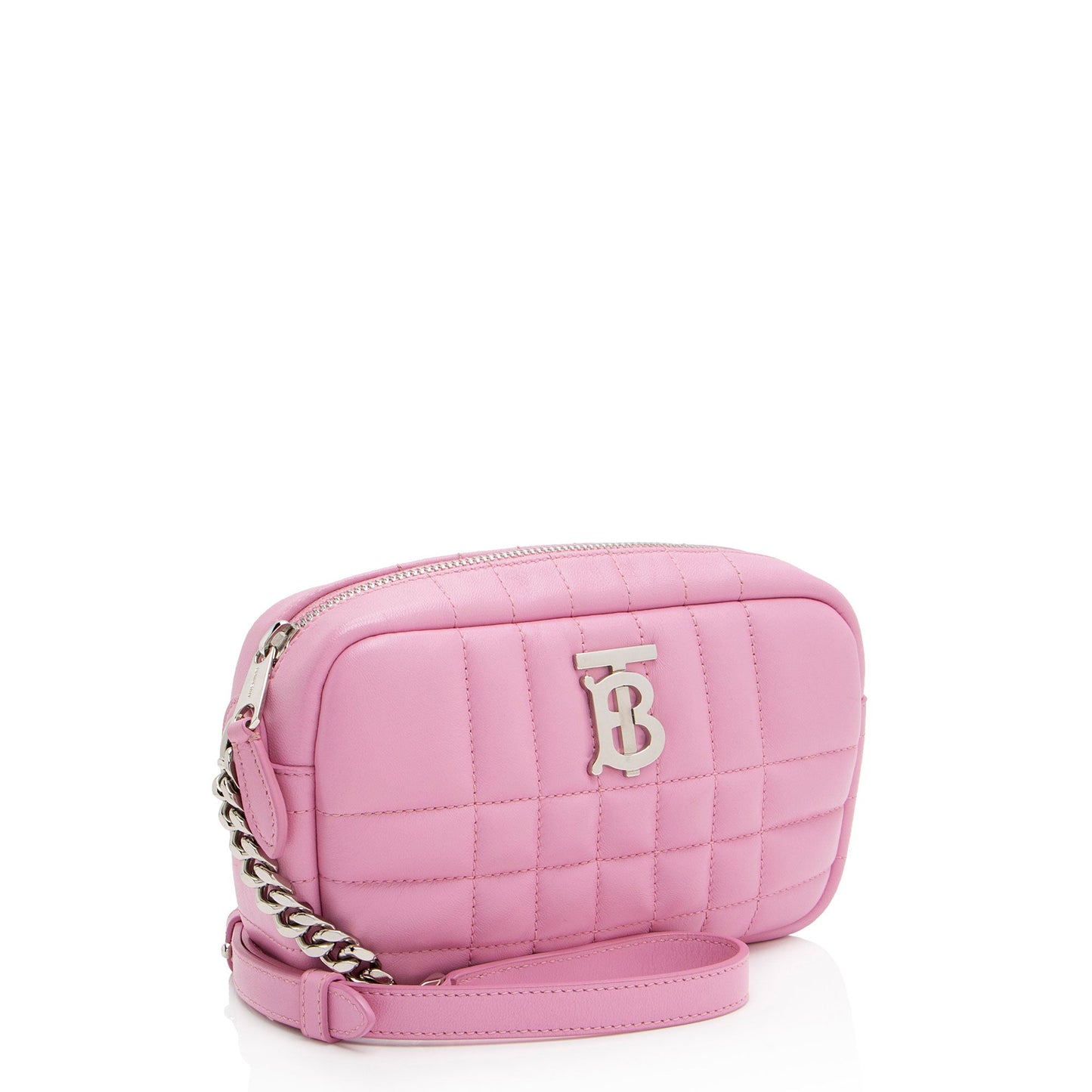 Burberry Quilted Lambskin TB Lola Mini Camera Bag (SHF-T3bXPr)